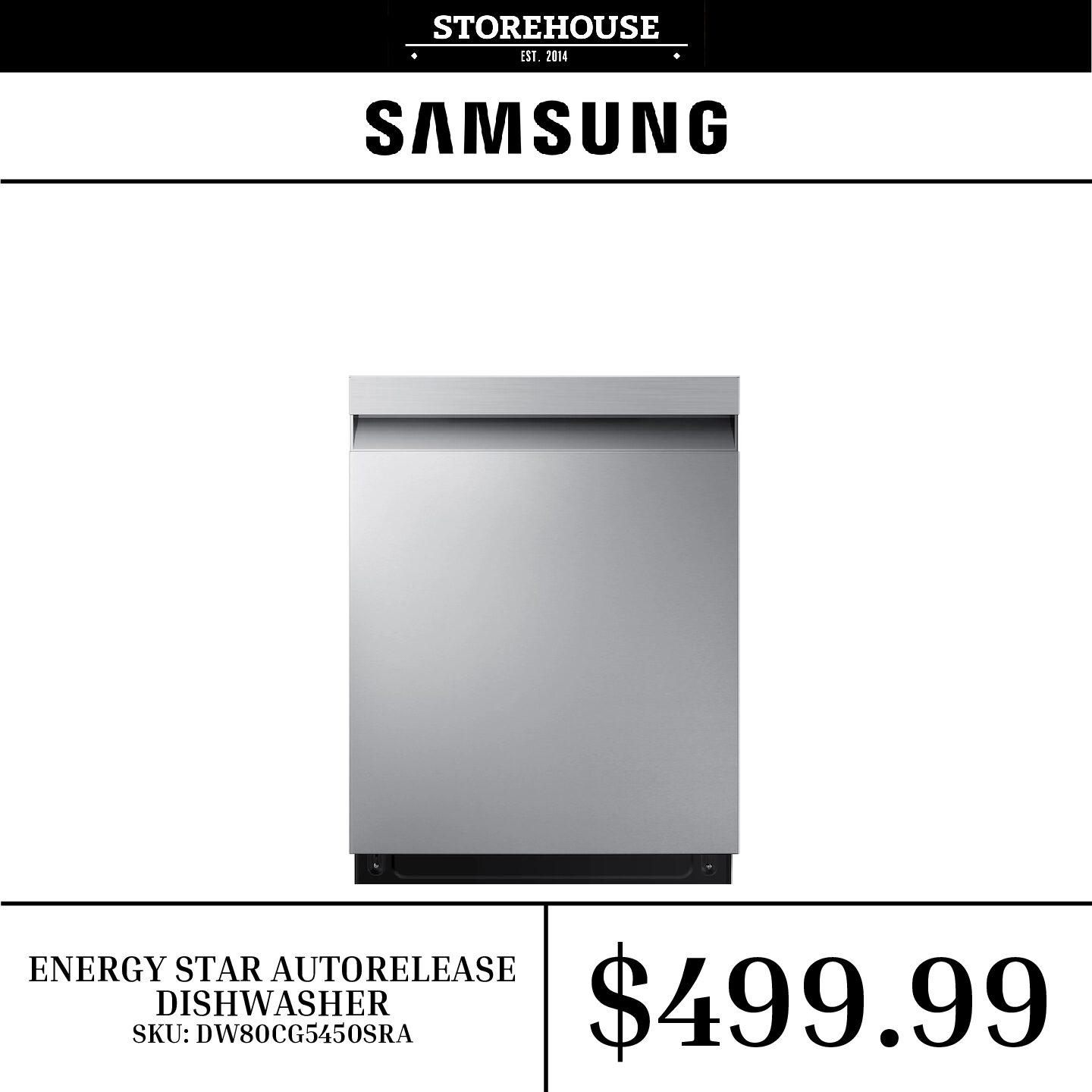 Samsung Energy Star dishwasher quality and affordable appliances